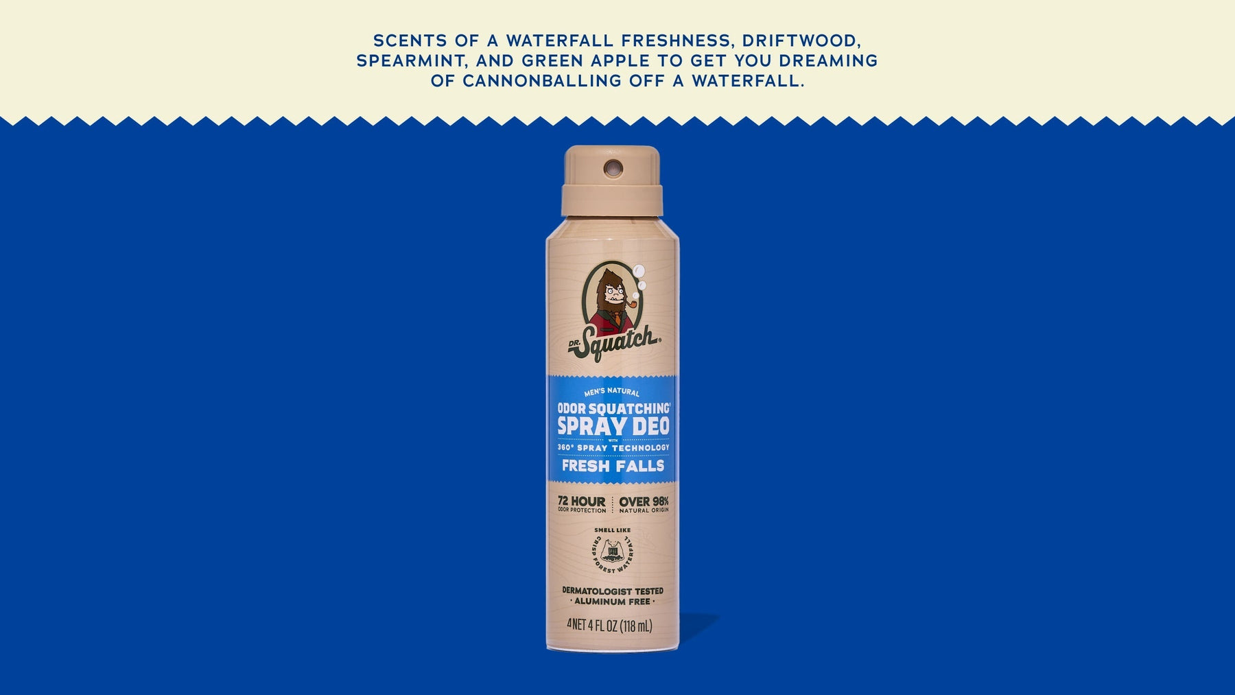 Fresh Falls Spray Deodorant - Travel Daily Shield